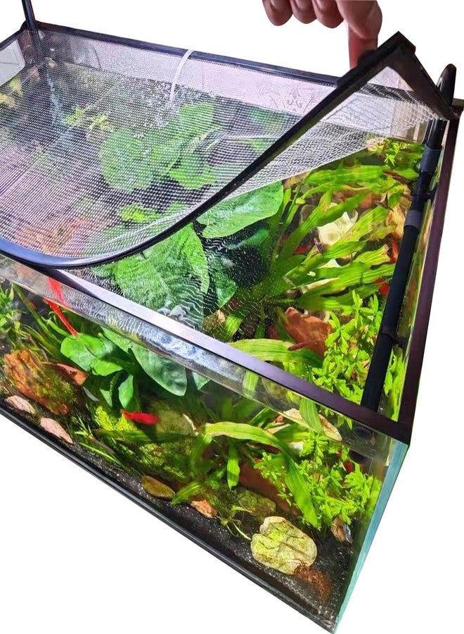 NestBasics Magnetic Aquarium Anti-Jumping net Cover mesh to Protect Fish Jumping Out of Fish Tank - Image 1